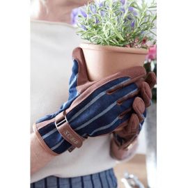 Sophie Conran Gardening Glove Striped Blue