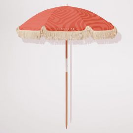 Sunnylife Luxe Beach Umbrella Terracotta