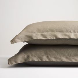 Thread Design Olive Oxford Pillowcase Pair