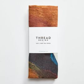 Thread Design Painted Trees Tea Towel