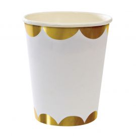Meri Meri Toot Sweet Gold Scallop Cup