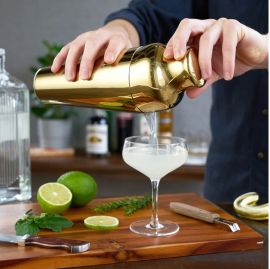 Viski Cocktail Shaker Gold