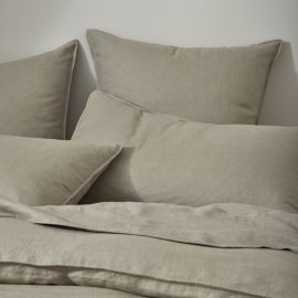 Weave Ravello Linen Euro Pillowcase Pair Caper
