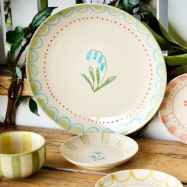 Robert Gordon June's Garden Cake Plate Bluebell