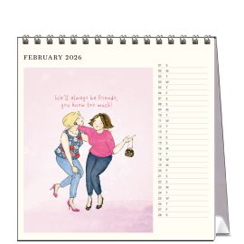 Art Beat Desk Calendar 2026