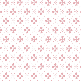 Anna Spiro Wallpaper Paniola Inverted Light Pink