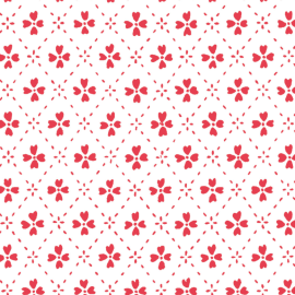 Anna Spiro Wallpaper Paniola Inverted Red