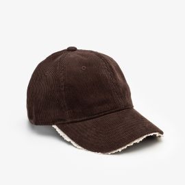 Antler Lace Peak Cord Cap Chocolate