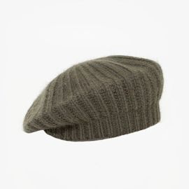 Antler Sylvie Beanie Beret Khaki