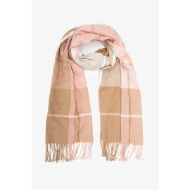 Antler Scarf Caramel Blush Check