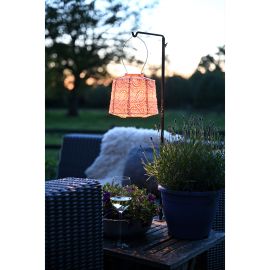 Lumiz Lantern Lampshade 20cm Apricot Paisely