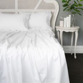 Baksana Flannel Fitted Sheet White