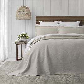 Baksana Porto Bedspread Ecru