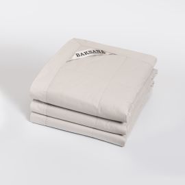 Baksana Luxury Espresso Coverlet Linen
