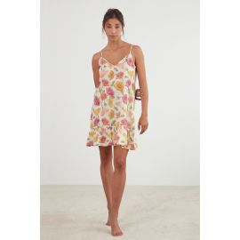 Baksana Sleepwear Poppies Nightie Large