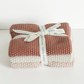 Bianca Lorenne Washcloths Lavette Vintage Rose