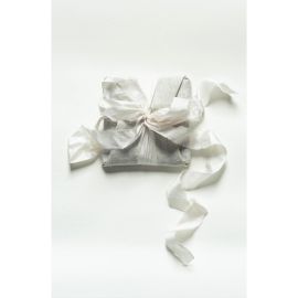 Bianca Lorenne Silk Sari Ribbon Ivory