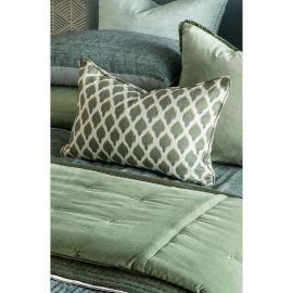 Bianca Lorenne Kasumi Verde/Teal Cushion