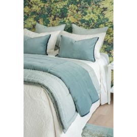 Bianca Lorenne Plissado Duck Egg Cushion
