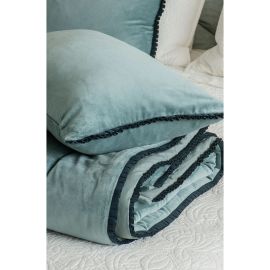 Bianca Lorenne Plissado Duck Egg Comforter