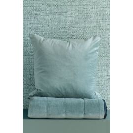 Bianca Lorenne Plissado Duck Egg Euro Pillowcase Pair
