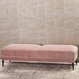 Bianca Lorenne Ottoman Renzo Dusky Pink