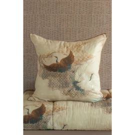Bianca Lorenne Tsuru Natural Euro Pillowcase Pair