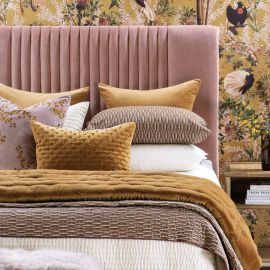Bianca Lorenne Headboard Vernara Dusky Pink