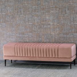 Bianca Lorenne Ottoman Vernara Dusky Pink