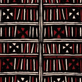 Mind The Gap Wallpaper Bogolanfini Recoloured