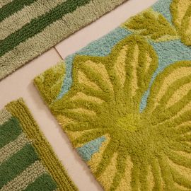 Bonnie And Neil Bath Mat Azalea Light Green
