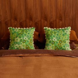 Bonnie And Neil Cushion Primrose Green
