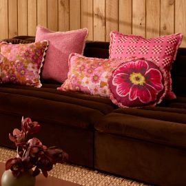 Bonnie And Neil Cushion Primrose Pink