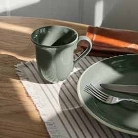 Broste Copenhagen Placemat Elouise Set of 2 Off White/Taupe