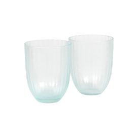 Brian Tunks Cut Glass Tumbler Iguassu S/2 Frost