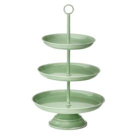 Bungalow Denmark Enamel Étagère 3 Tier H52cm Alora Seagrass