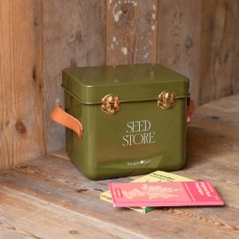 Burgon & Ball Collector Mini Seed Store Olive