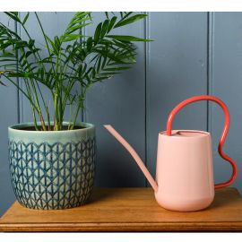 Burgon & Ball Collector Scalloped Indoor Watering Can Blush