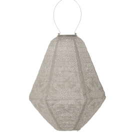 Lumiz Lantern Can 30cm Light Taupe Marrakesh