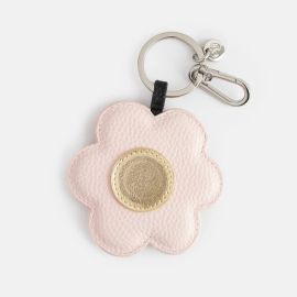 Caroline Gardner BAg Charm Flower Pink & Gold