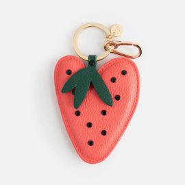 Caroline Gardner Bag Charm Strawberry