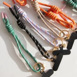 Caroline Gardner Crossbody Phone Strap Green/Pink
