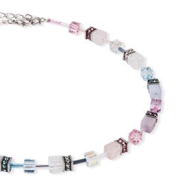 COEUR de LION Necklace GeoCube Iconic Muted Mauve