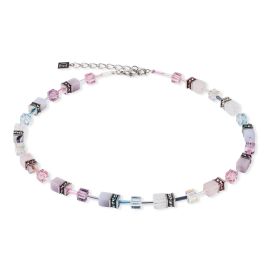 COEUR de LION Necklace GeoCube Iconic Muted Mauve