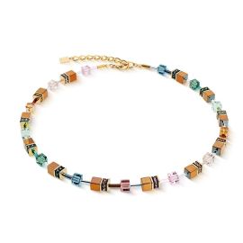 COEUR de LION Necklave Pale Rainbow, Bronze Metallic & Gold