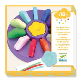 Djeco Flower Crayons for Toddler