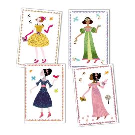Djeco Paper Dolls Dresses Through Seasons