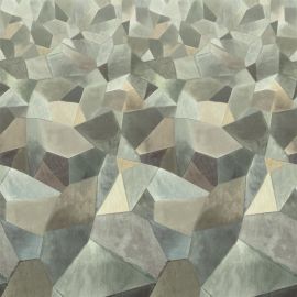 Designers Guild Wallpaper Geo Moderne Pewter