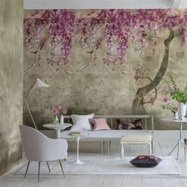 Designers Guild Wallpaper Shinsha Scene 1 Blossom