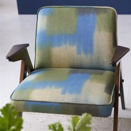 Designers Guild Fabric Carrés Ombrés Moss